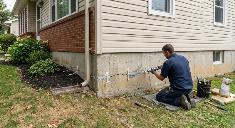 Cracked Foundation Repair in Haines City, FL