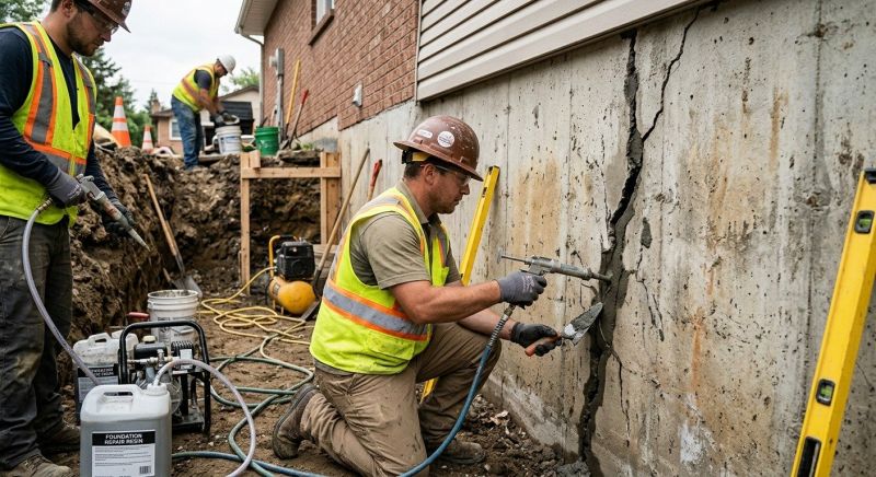 Cracked Foundation Repair in Valrico, FL