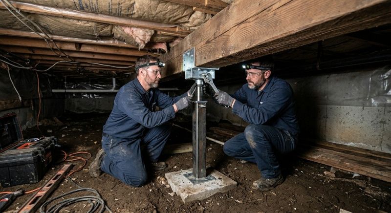 Crawl Space Leveling in Lakeland, FL