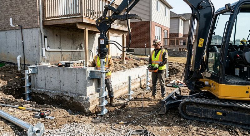 Helical Piers Installation in Lakeland, FL