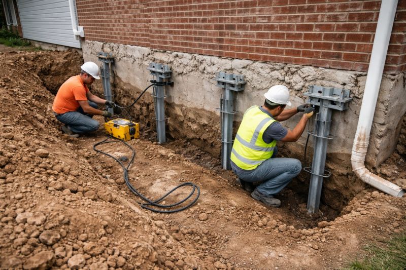 Helical Piers Installation in Lakeland, FL