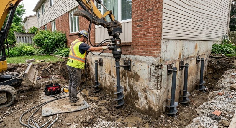 Helical Piers Installation in Lakeland, FL