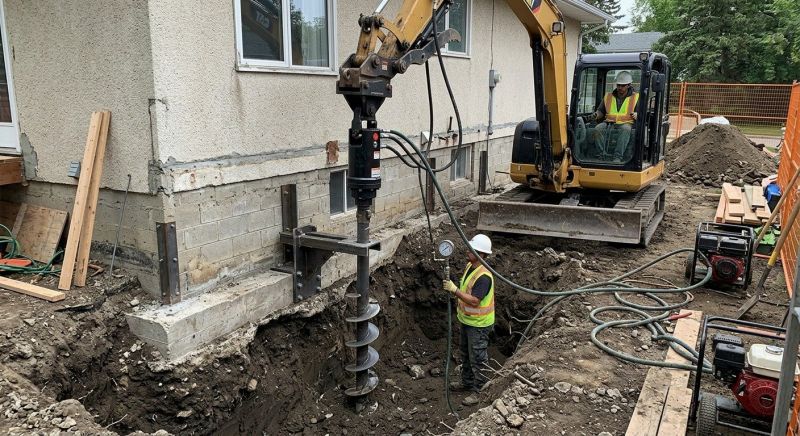 Helical Piers Installation in Lakeland, FL