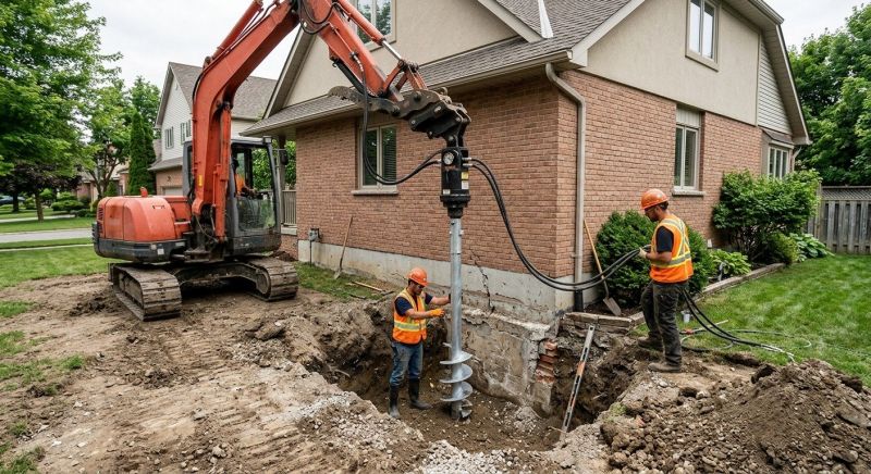 Helical Pile Installation in Lakeland, FL