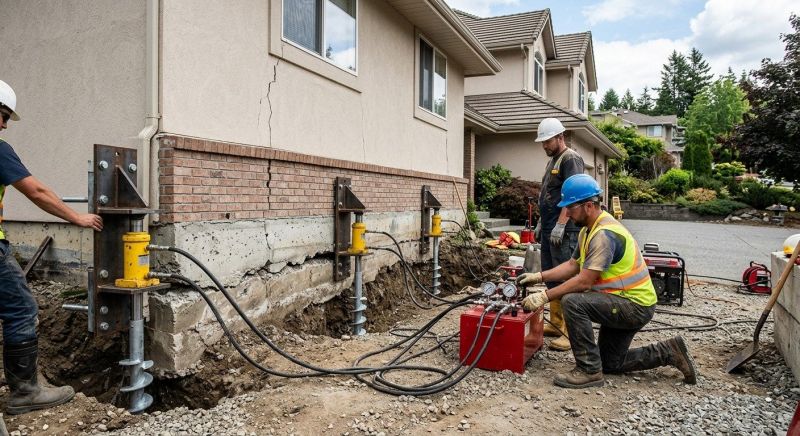 Sinking Foundation Lifting in Lakeland, FL