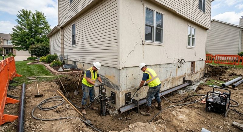 Sinking Foundation Repair in Brandon, FL