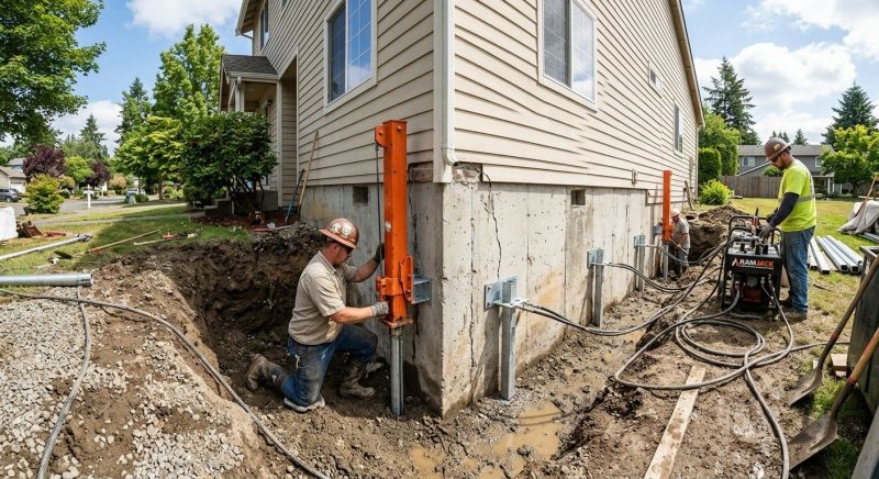 Sinking Foundation Repair in Kathleen, FL
