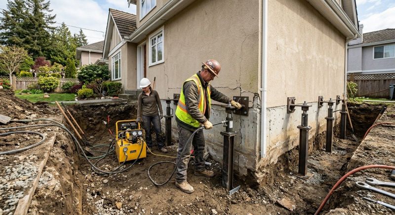 Sinking Foundation Repair in Lakeland, FL